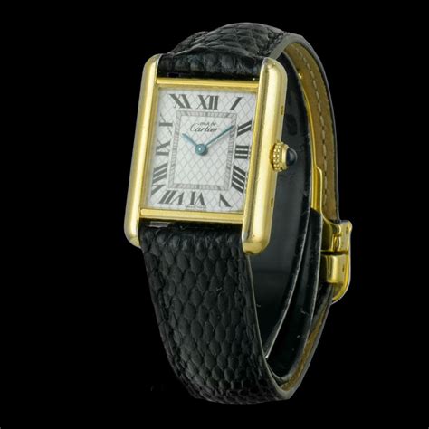 cartier must vermeil|cartier anglaise tank review.